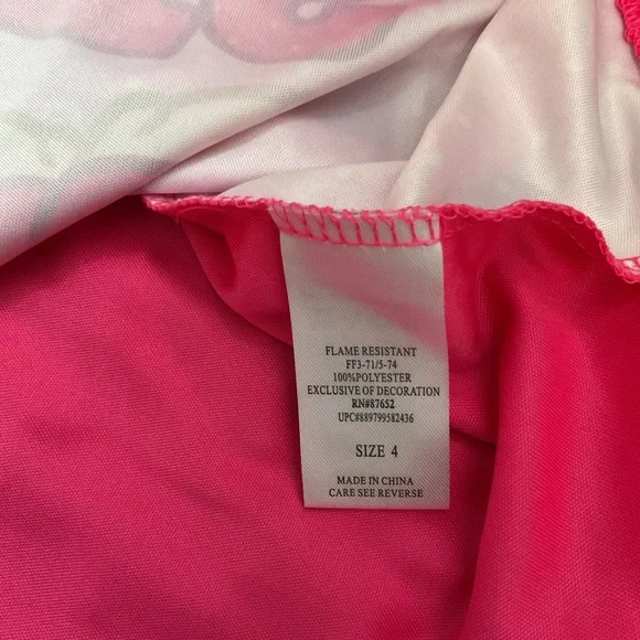 Girl’s Short-Sleeve Nightgown. Size 4T - Picture 4 of 4